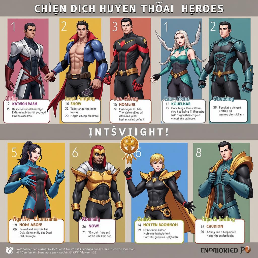 Chien Dich Huyen Thoai Hero Roles and Abilities