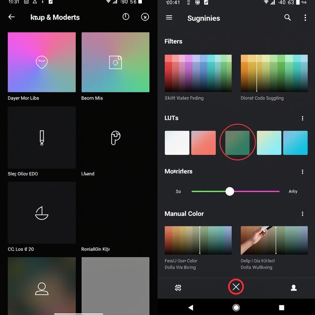 Cinematographer Kit APK Color Grading Options