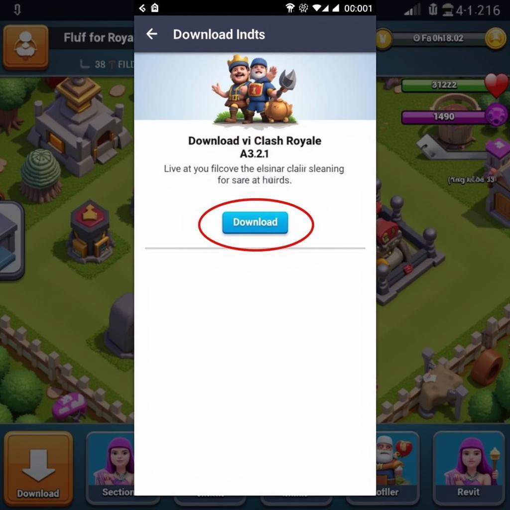 Clash Royale APK 3.2.1 Download Screen