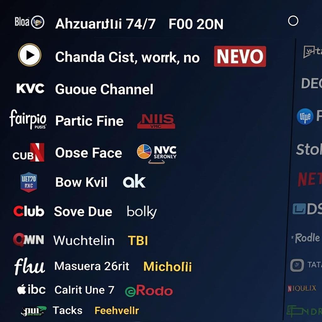 Channel List on Cloud TV APK 2018