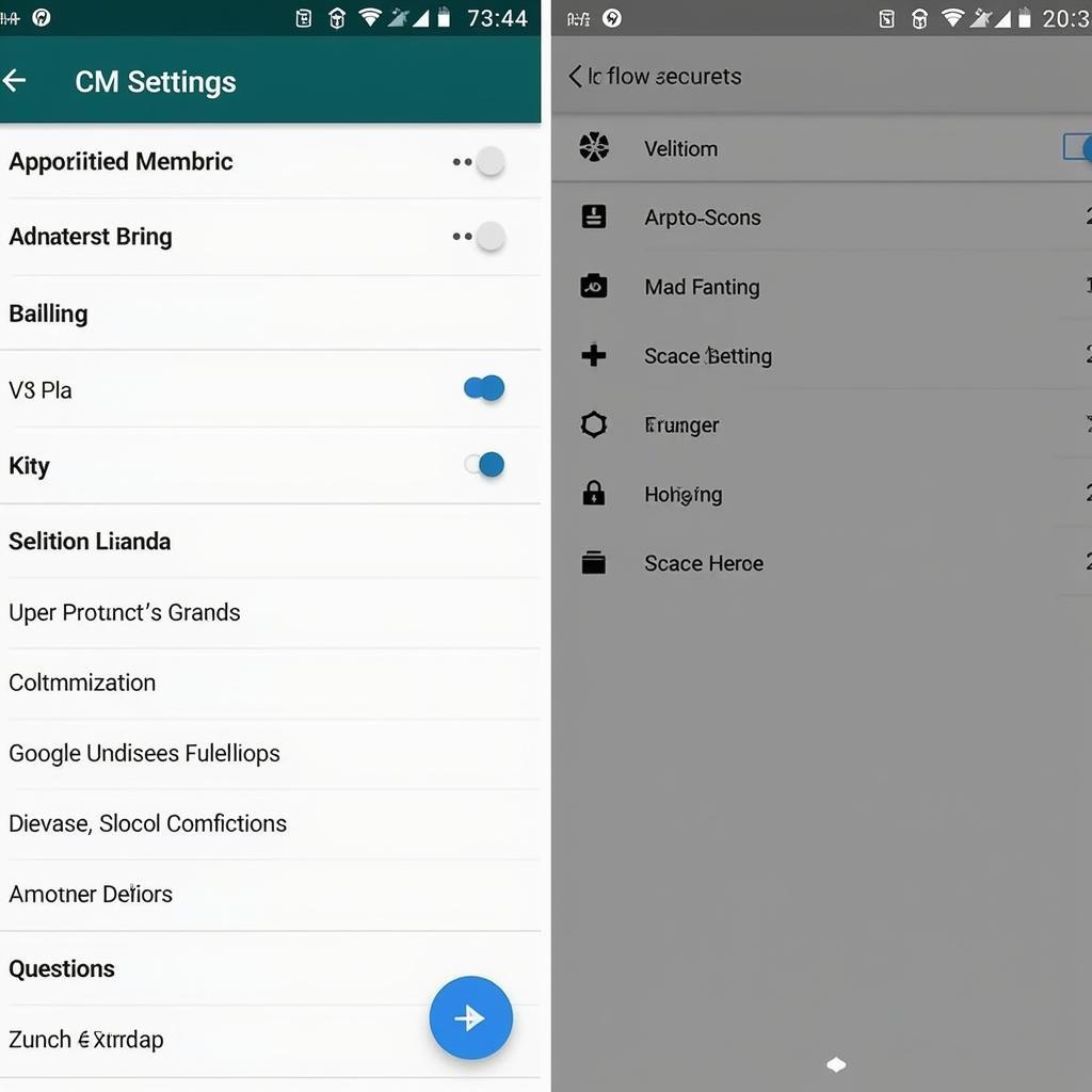 CM Launcher 3D Pro Mod APK Settings