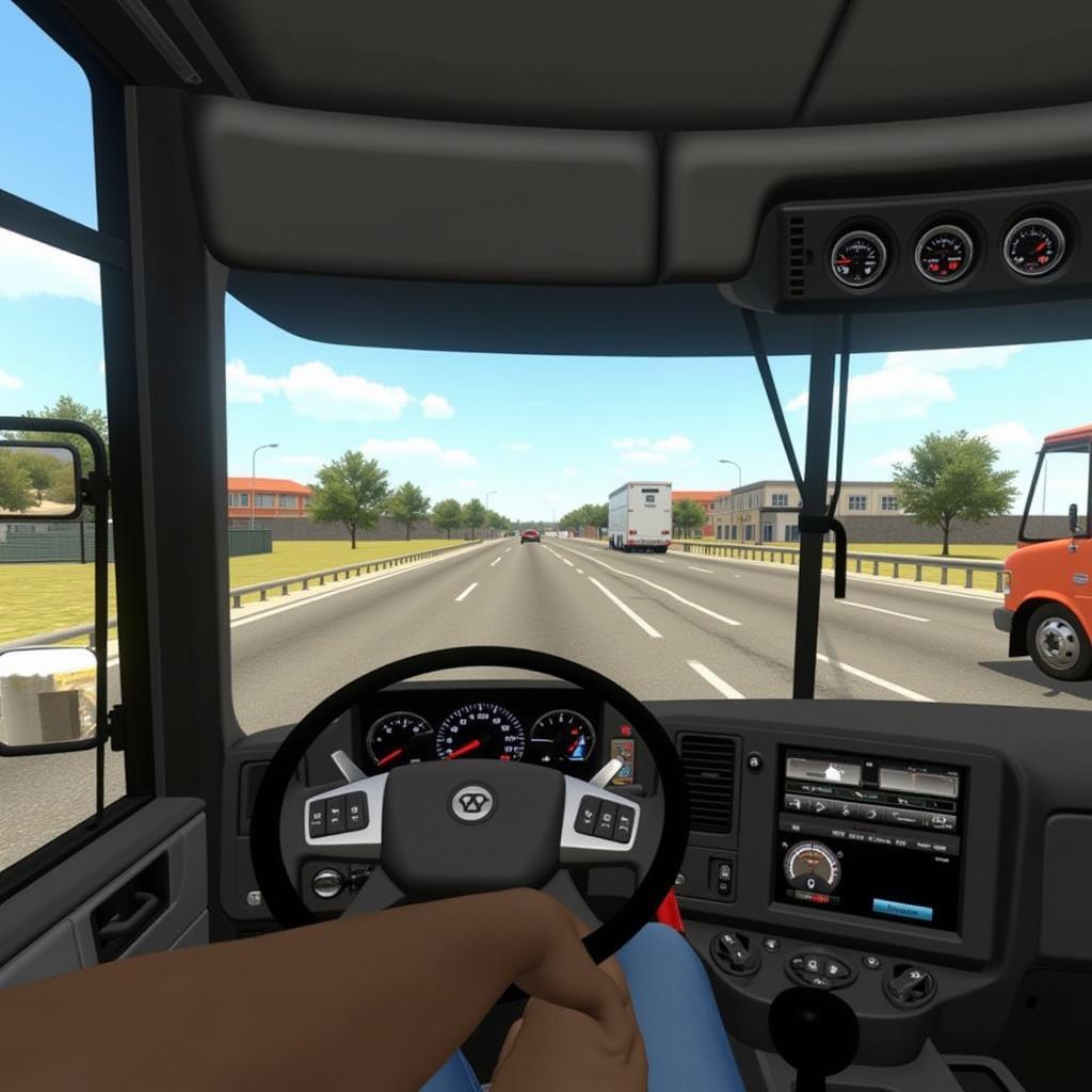 Coach Bus Simulator Mod APK Gameplay Screenshot