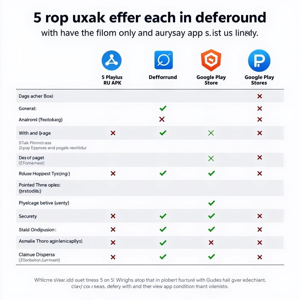 Comparing Different App Stores