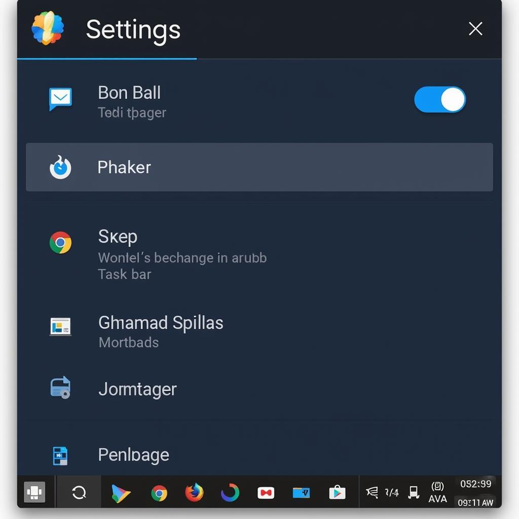 Computer Pro Launcher Settings Menu