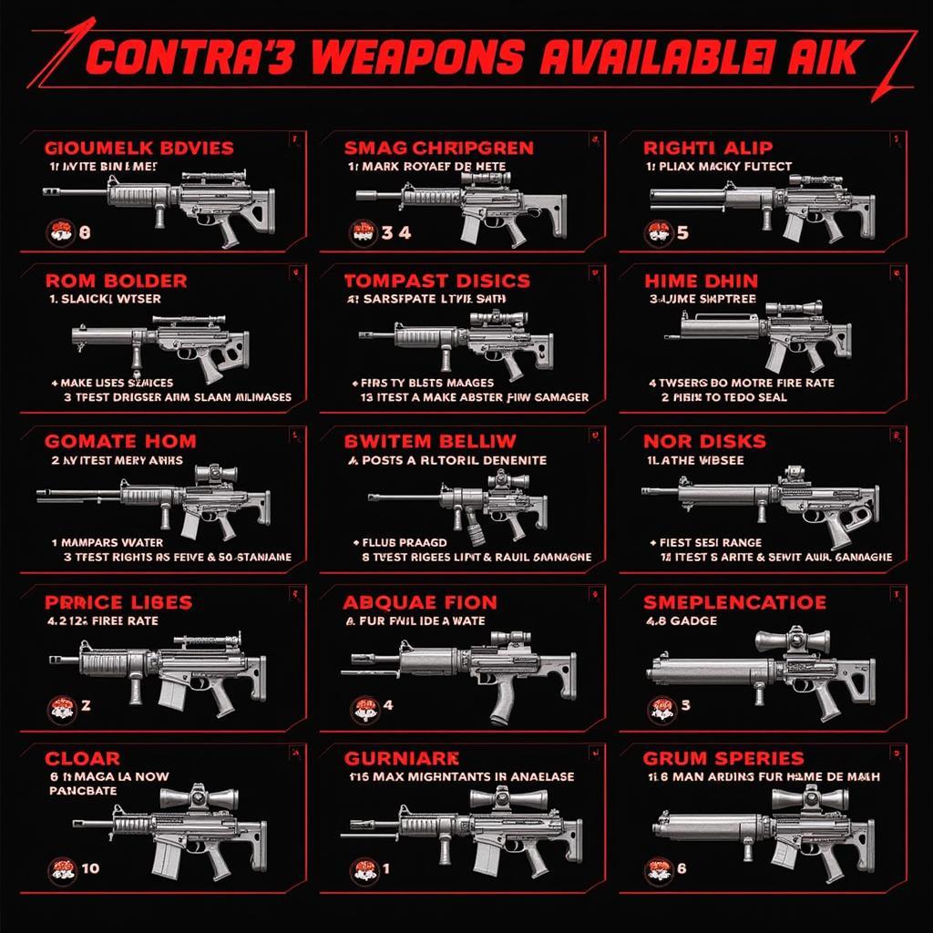 Contra 3 APK Weapons Guide