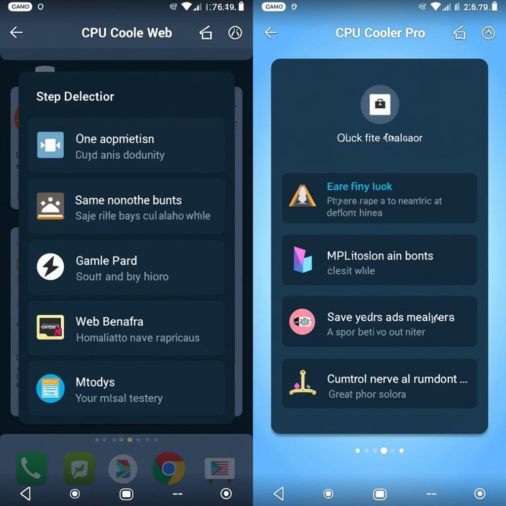 CPU Cooler Pro Mod APK Interface