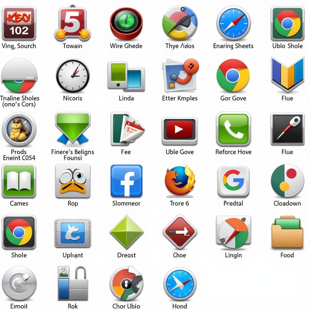 Variety of TouchWiz Icon Packs