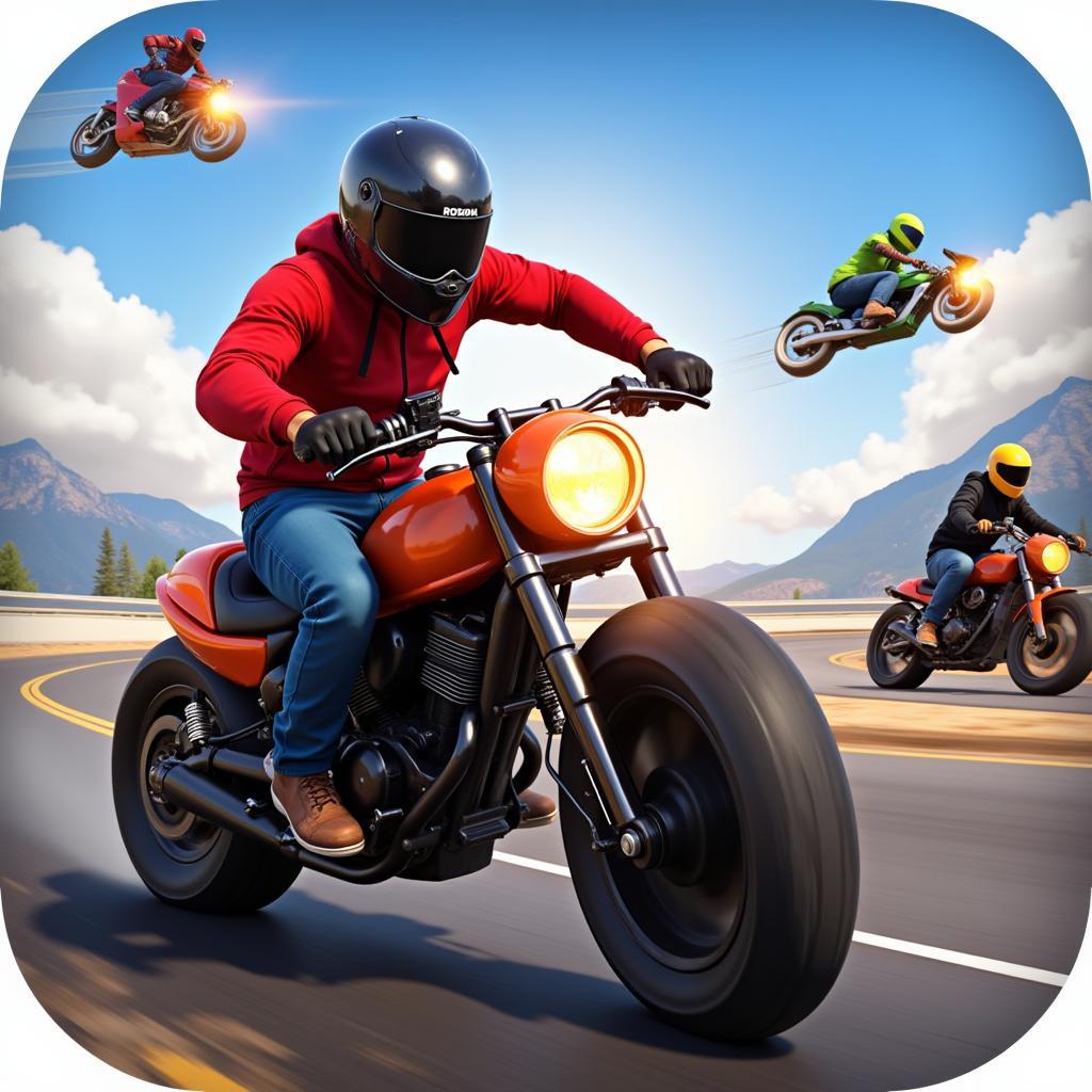 Drag Bike 201m Mod APK Gameplay Screenshot