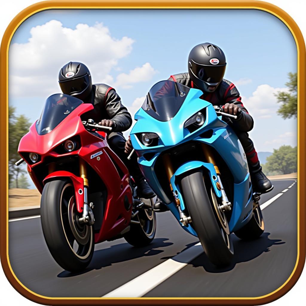 Drag Bike 201m Mod APK Intense Race Scene