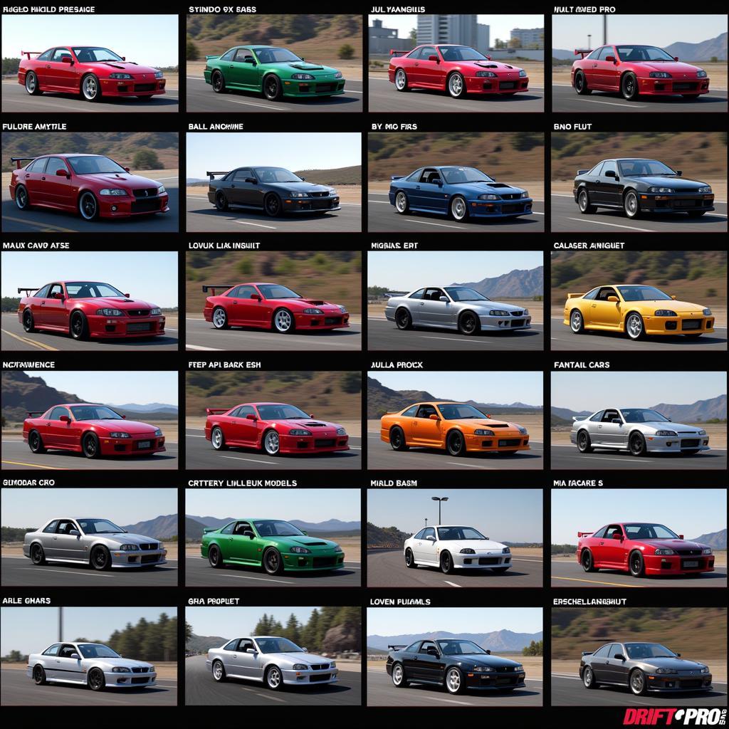 Drift Max Pro Car Collection