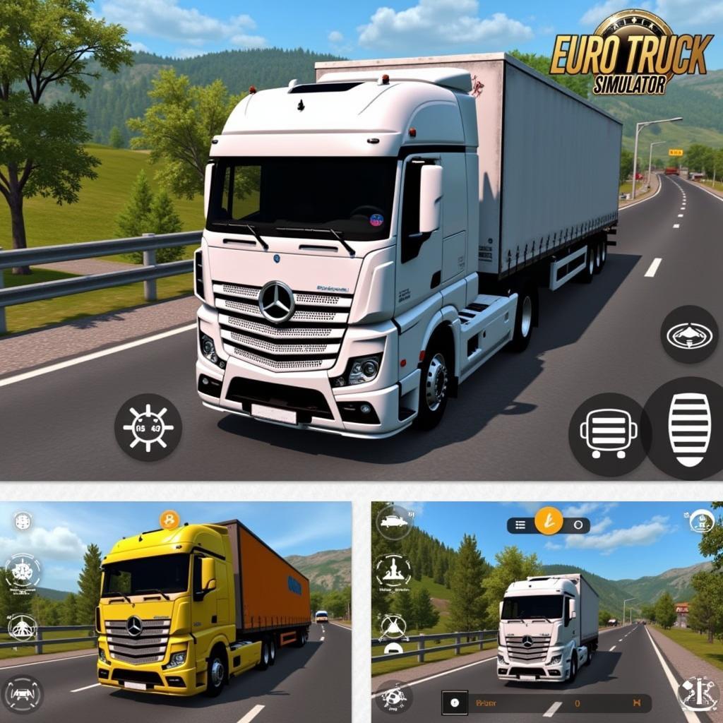 Euro Truck Simulator 2 Mod APK Gameplay Screenshot