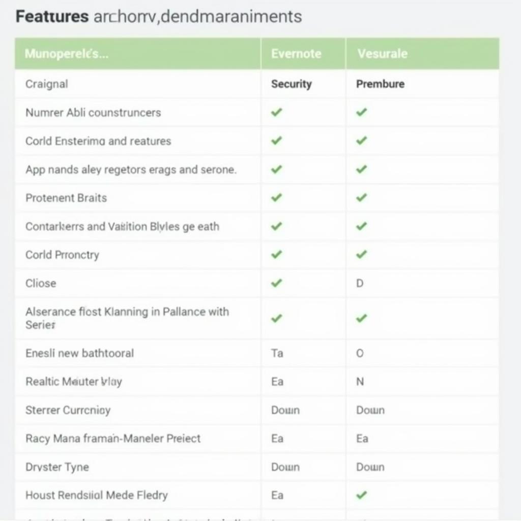 Comparison between Evernote Mod APK and Evernote Premium