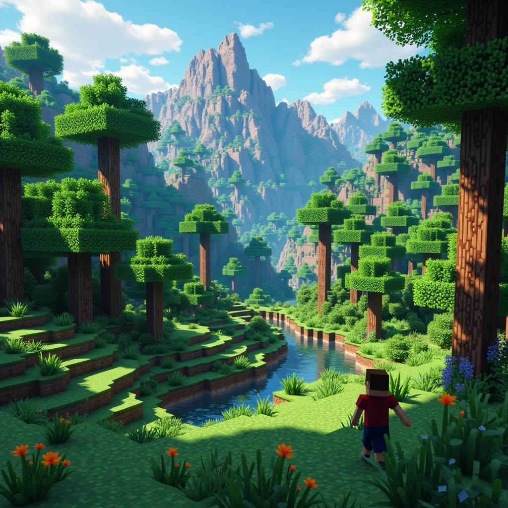 Exploring the Minecraft World