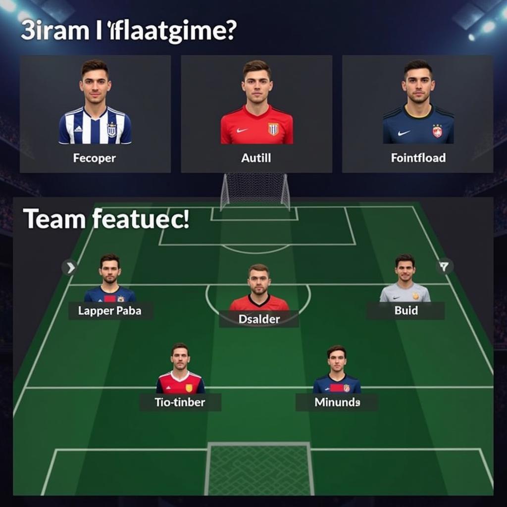 FIFARenderZ APK Team Management Screen