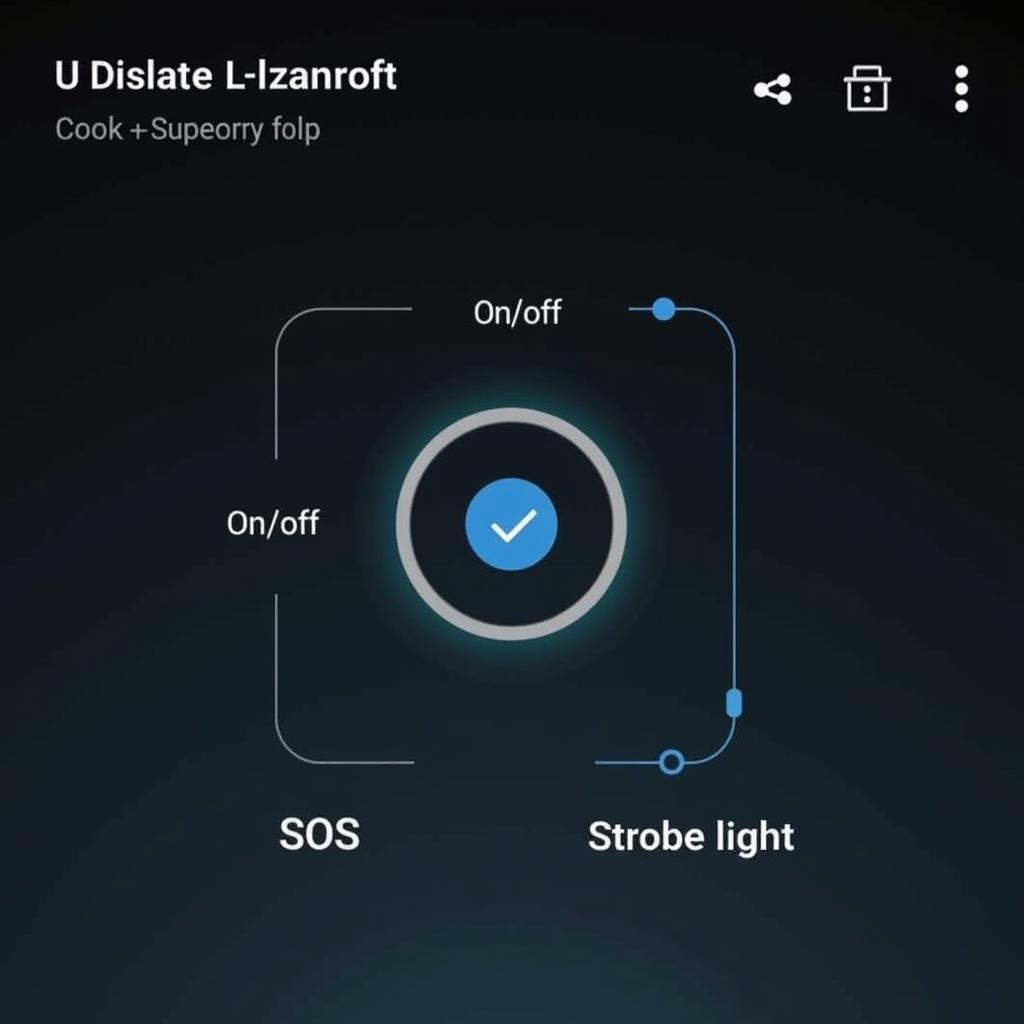 Flashlight HD LED Pro APK Interface