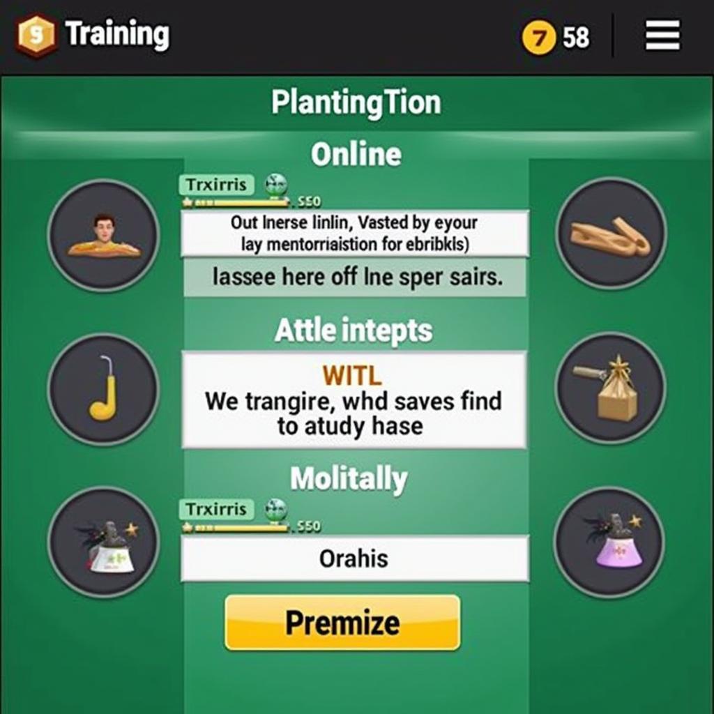 Football Master APK Training Interface