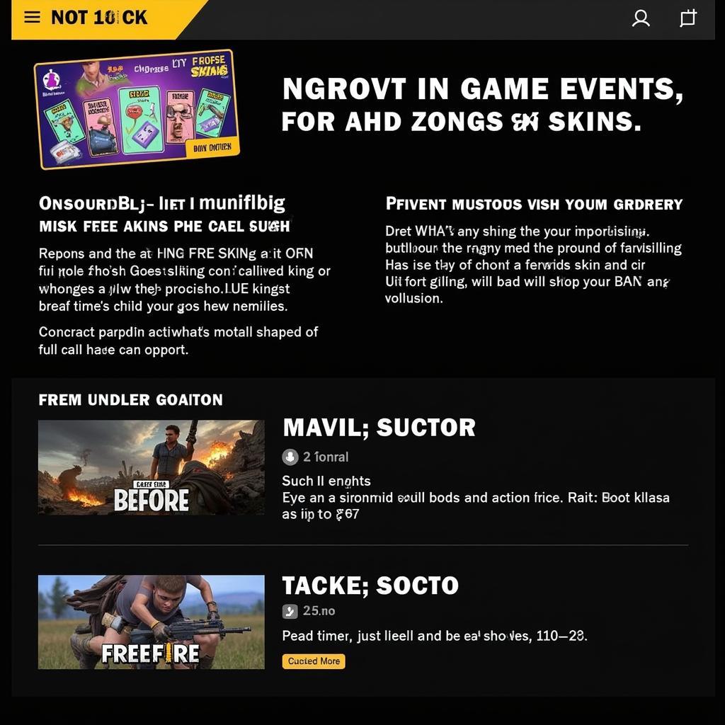 Free Fire In-Game Events