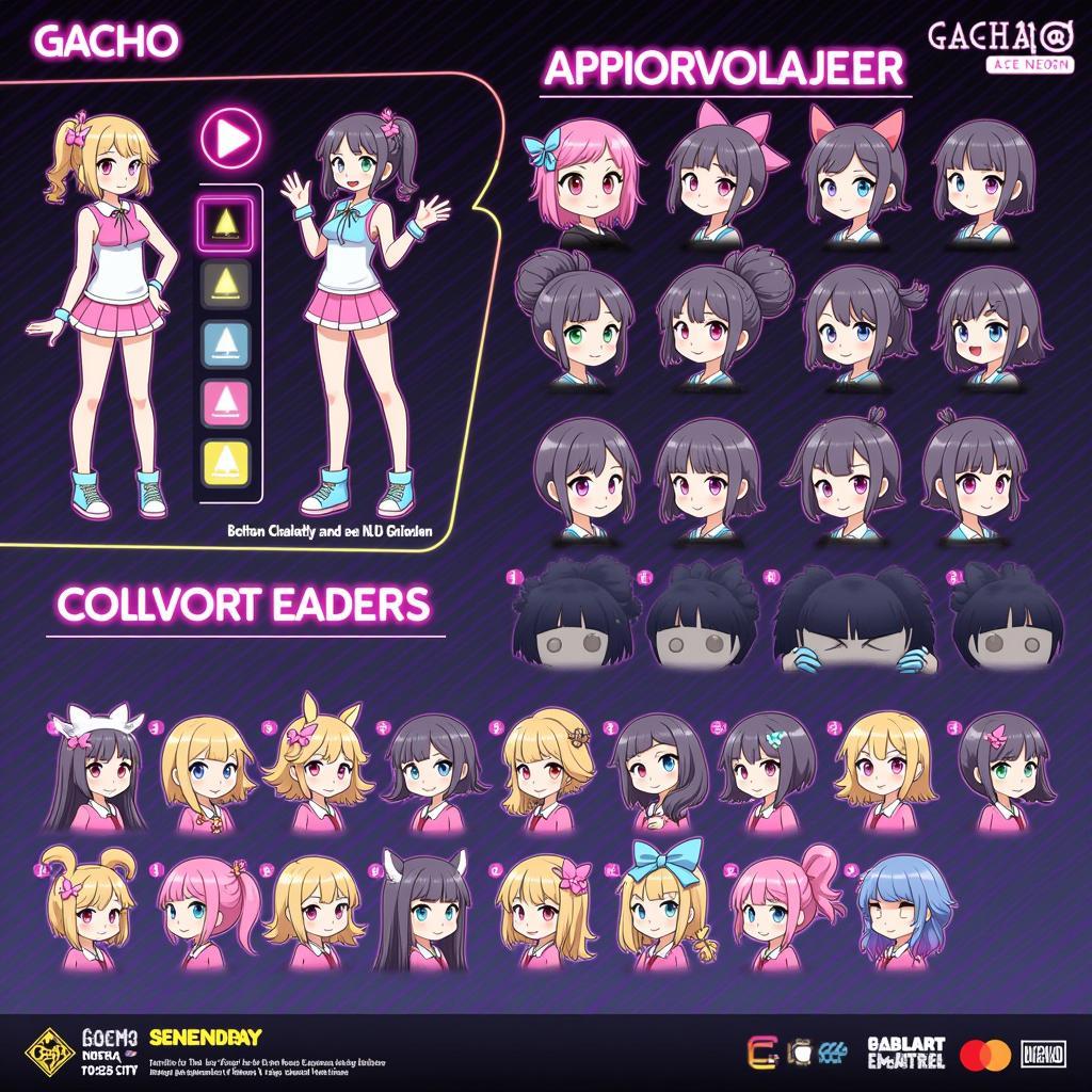 Gacha Neon Character Customization Options