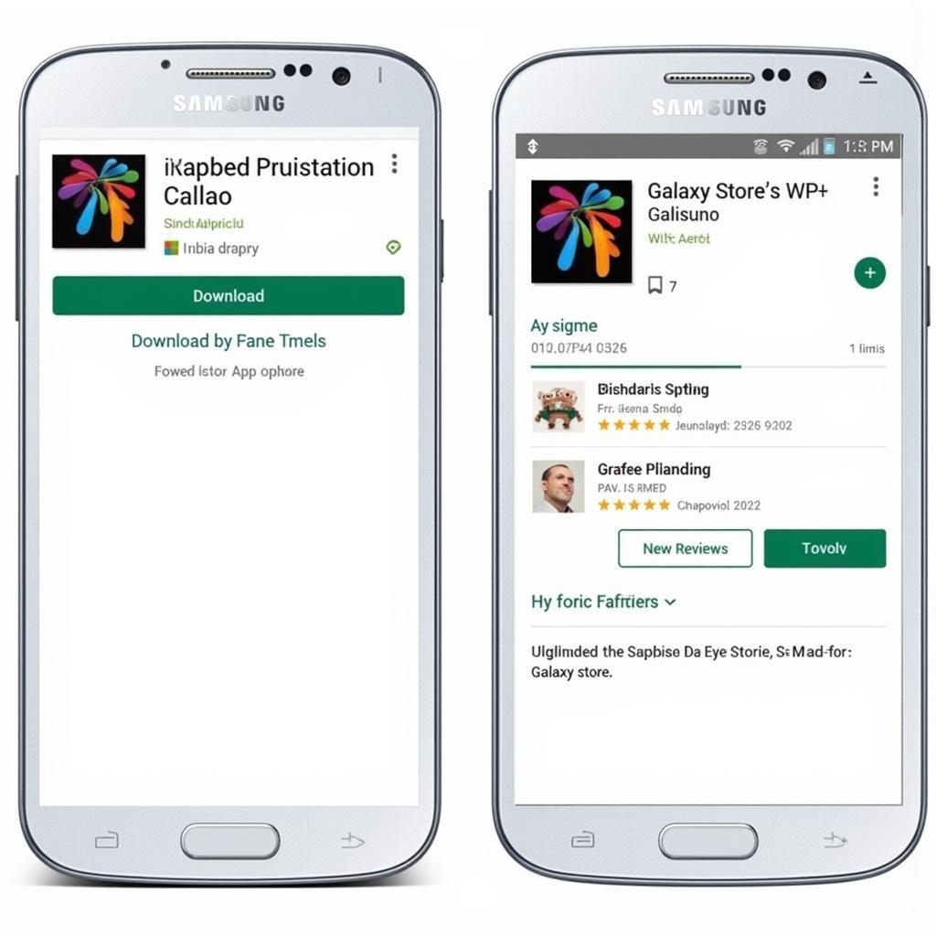 Galaxy Store APK Download Interface