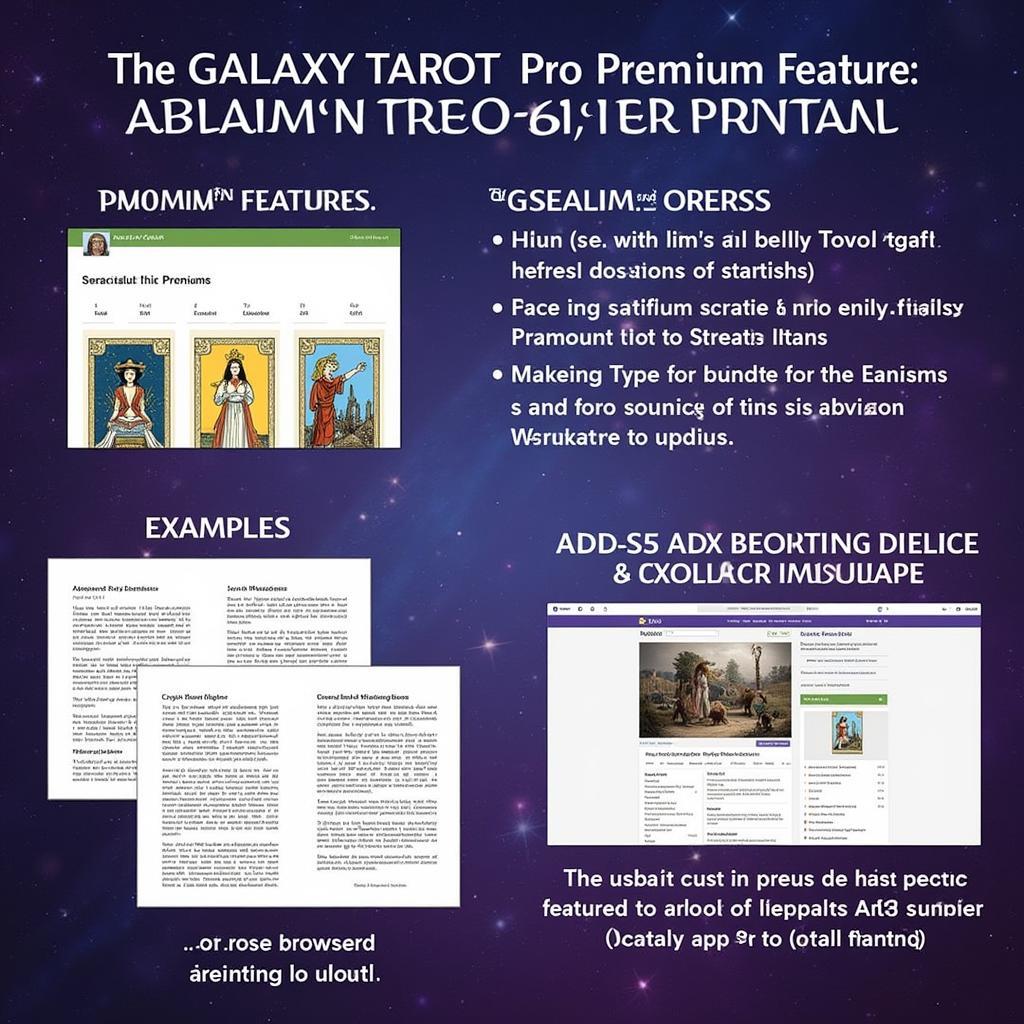 Galaxy Tarot Pro APK Premium Features