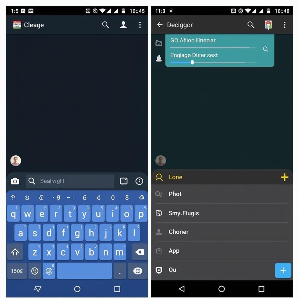 Go Keyboard APK Main Interface