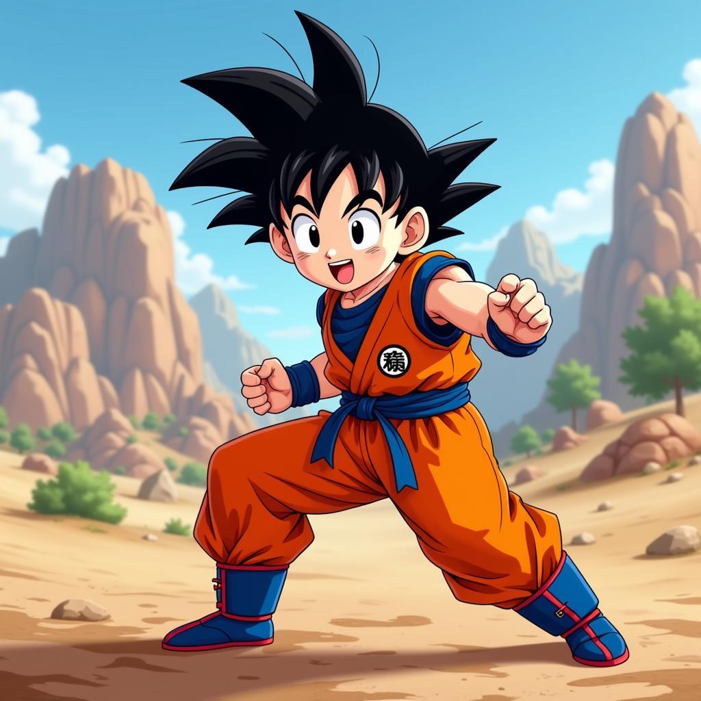 Goku Training in Chăm Sóc Goku APK