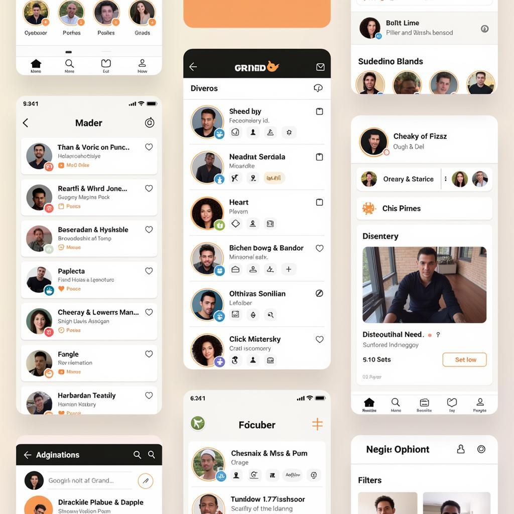 Grindr APK Interface and Features