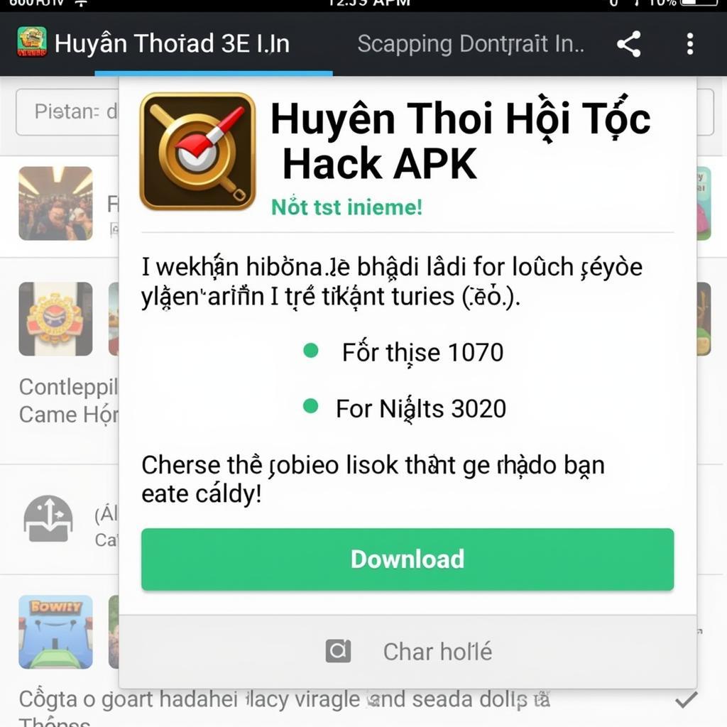 Huyền Thoại Hải Tặc Hack APK Download Screen