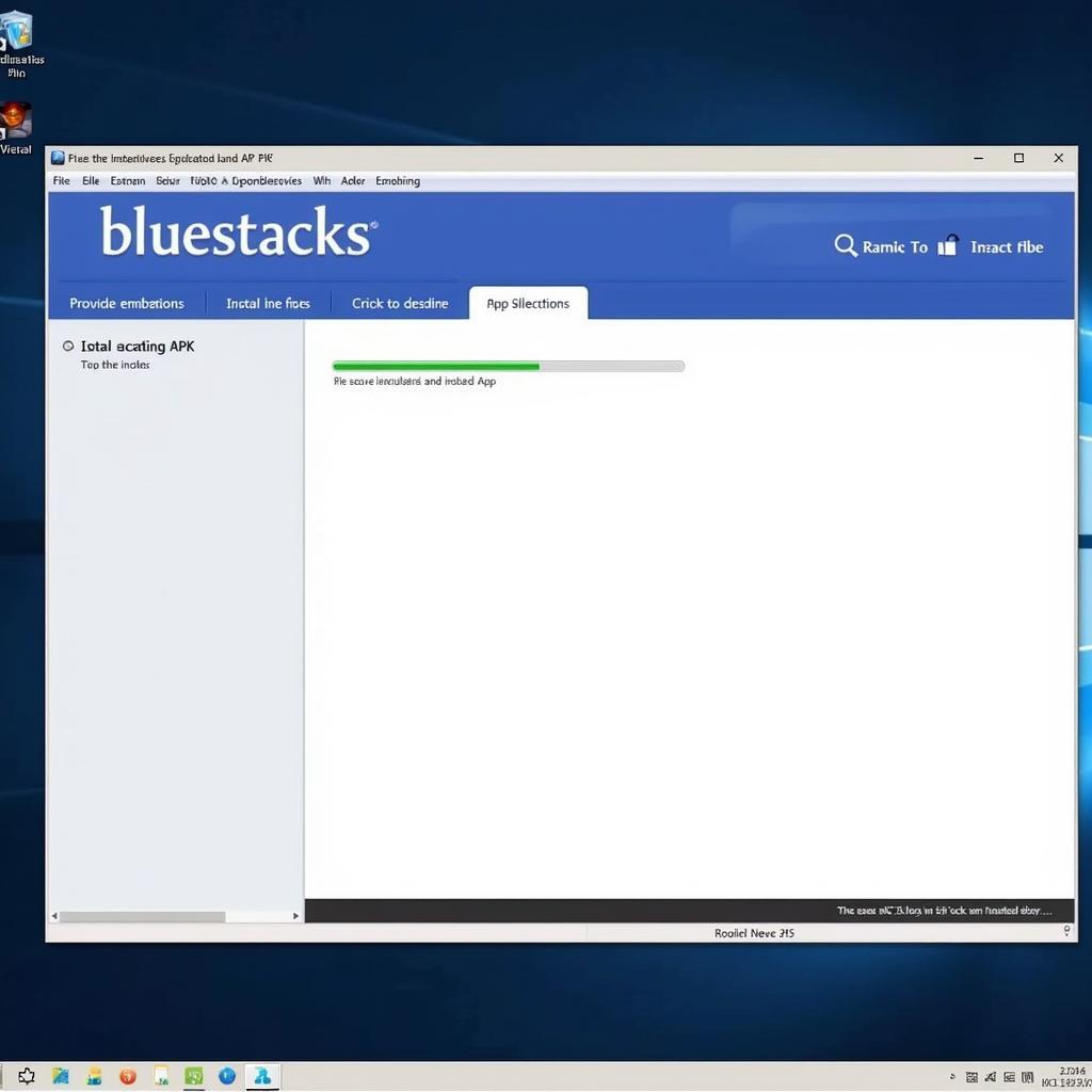 Installing APK file on PC using Bluestacks emulator