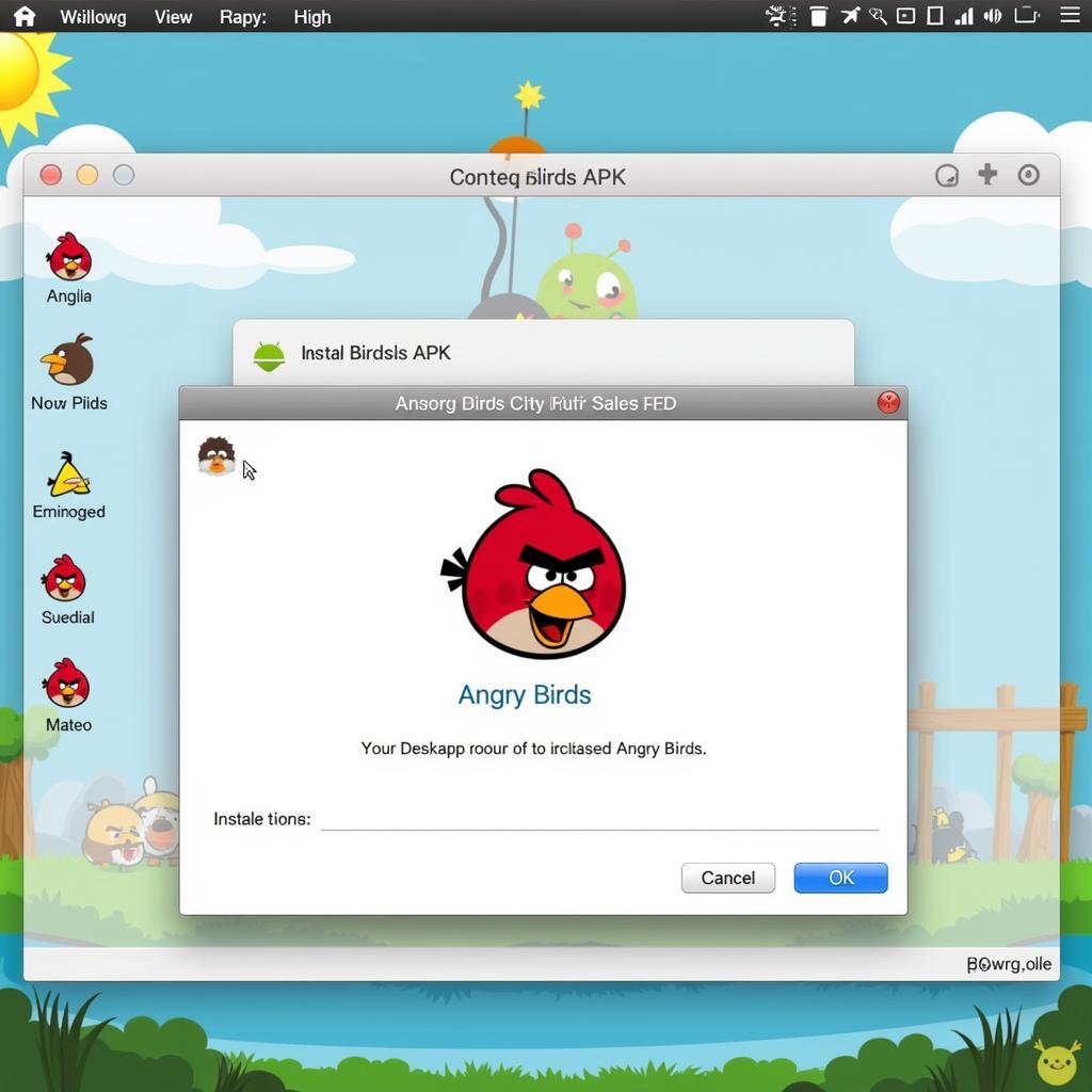 Installing Angry Birds on Windows using an Emulator