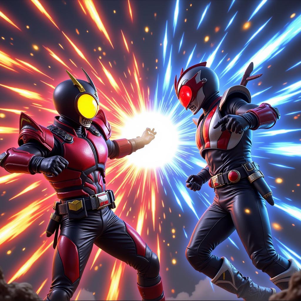 Kamen Rider Game APK Combat Scene