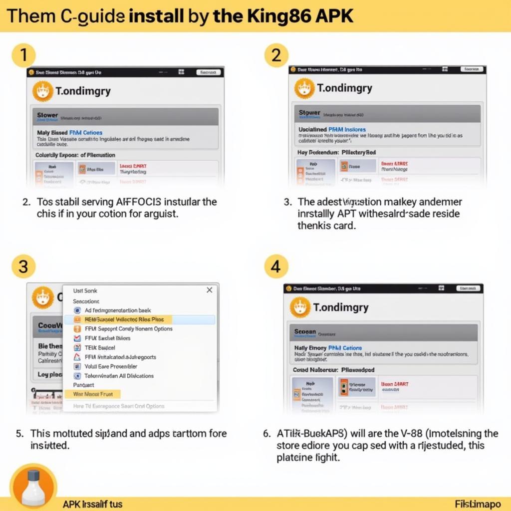 King86 APK Installation Process Screenshot