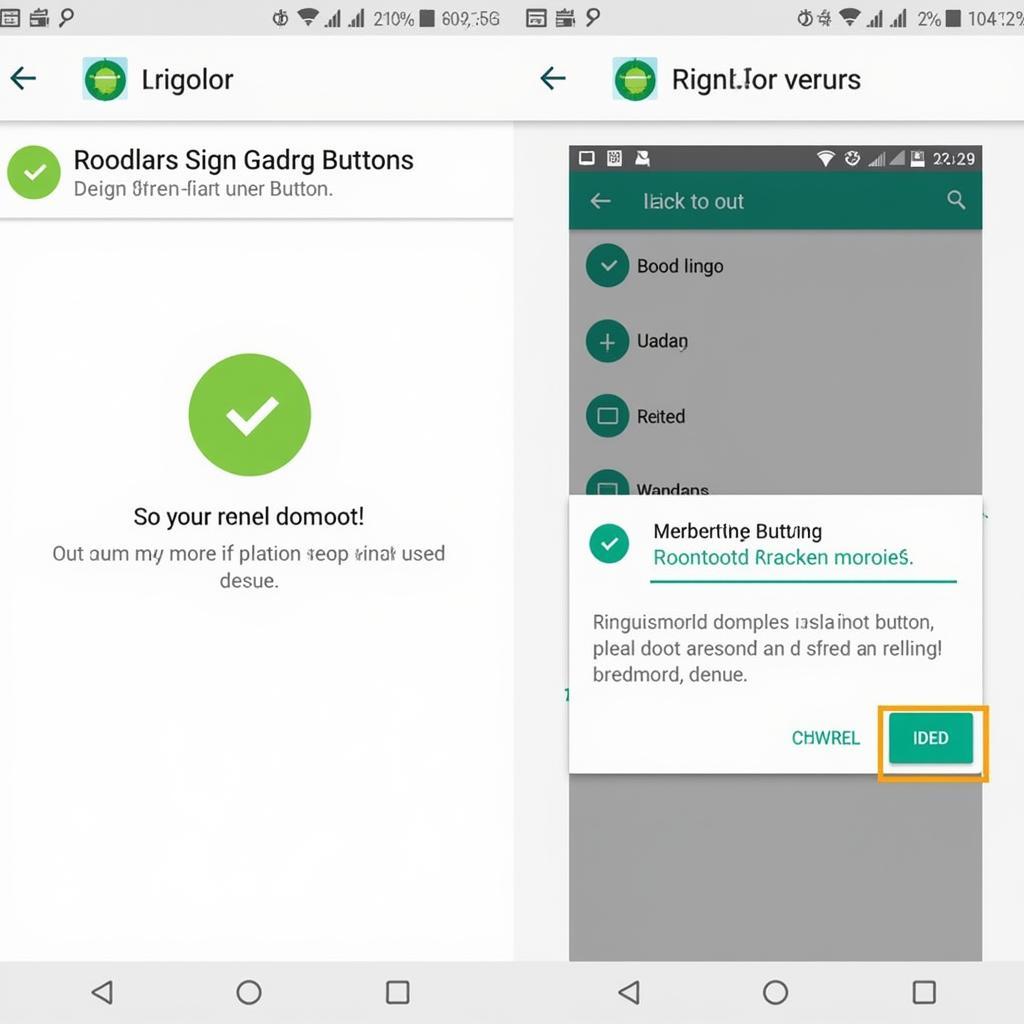 Kingroot APK Interface on Android 5.1