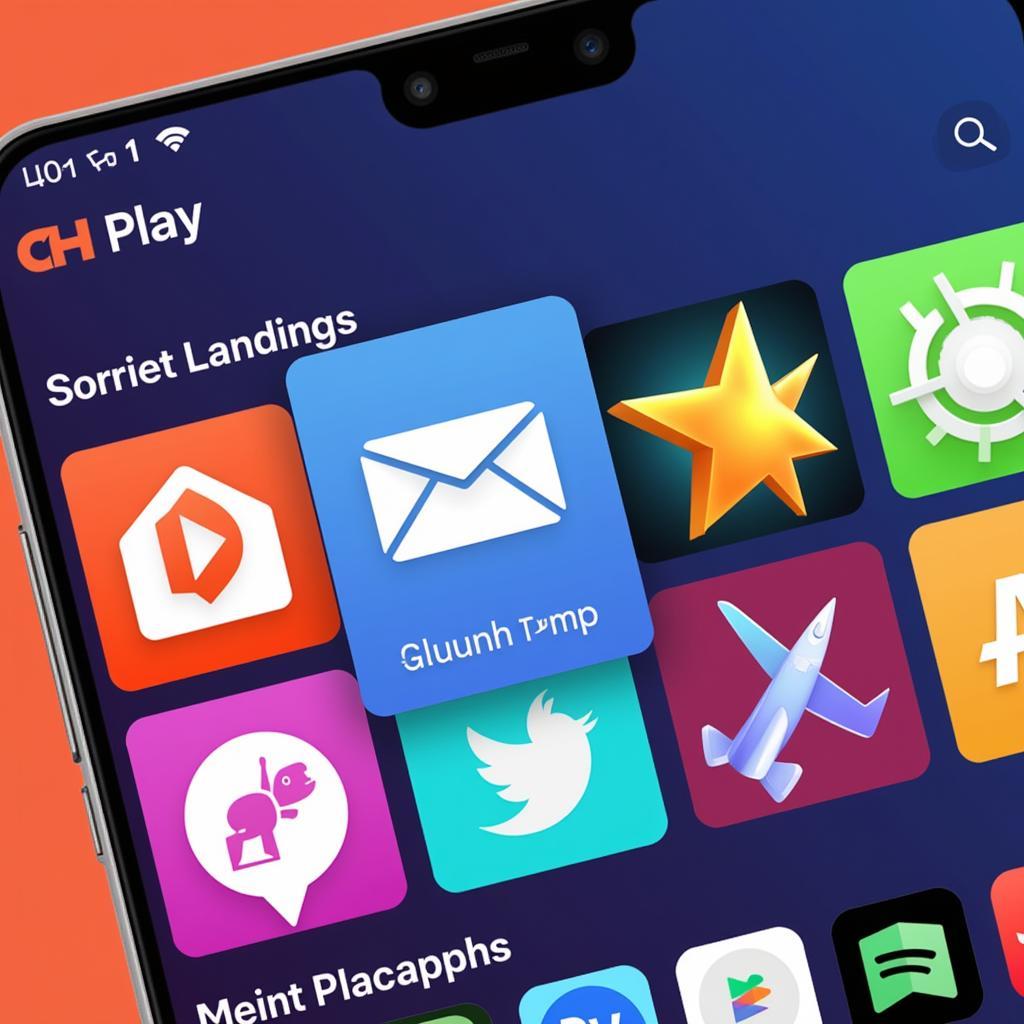 Latest CH Play APK Updates Showing App Icons and Interface