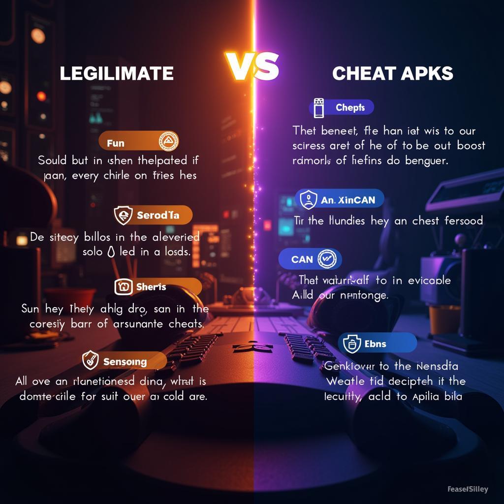 Legitimate Gaming vs. Cheat APKs