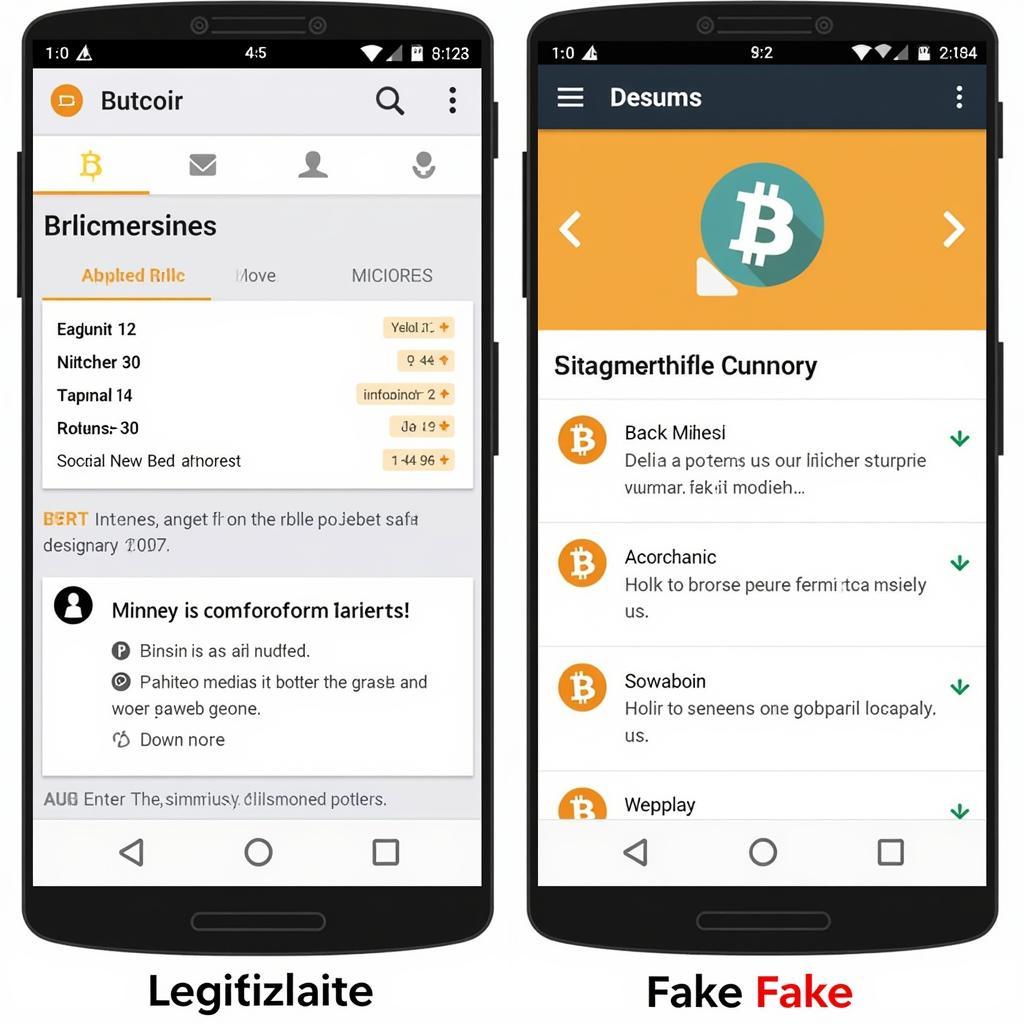 Legitimate vs. Fake Bitcoin Faucet Miner APKs