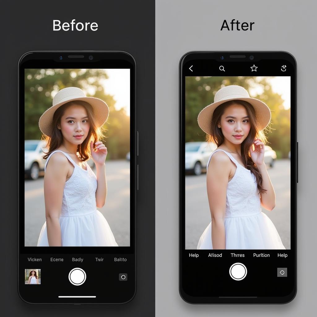 Lightroom APK Mobile Editing Example