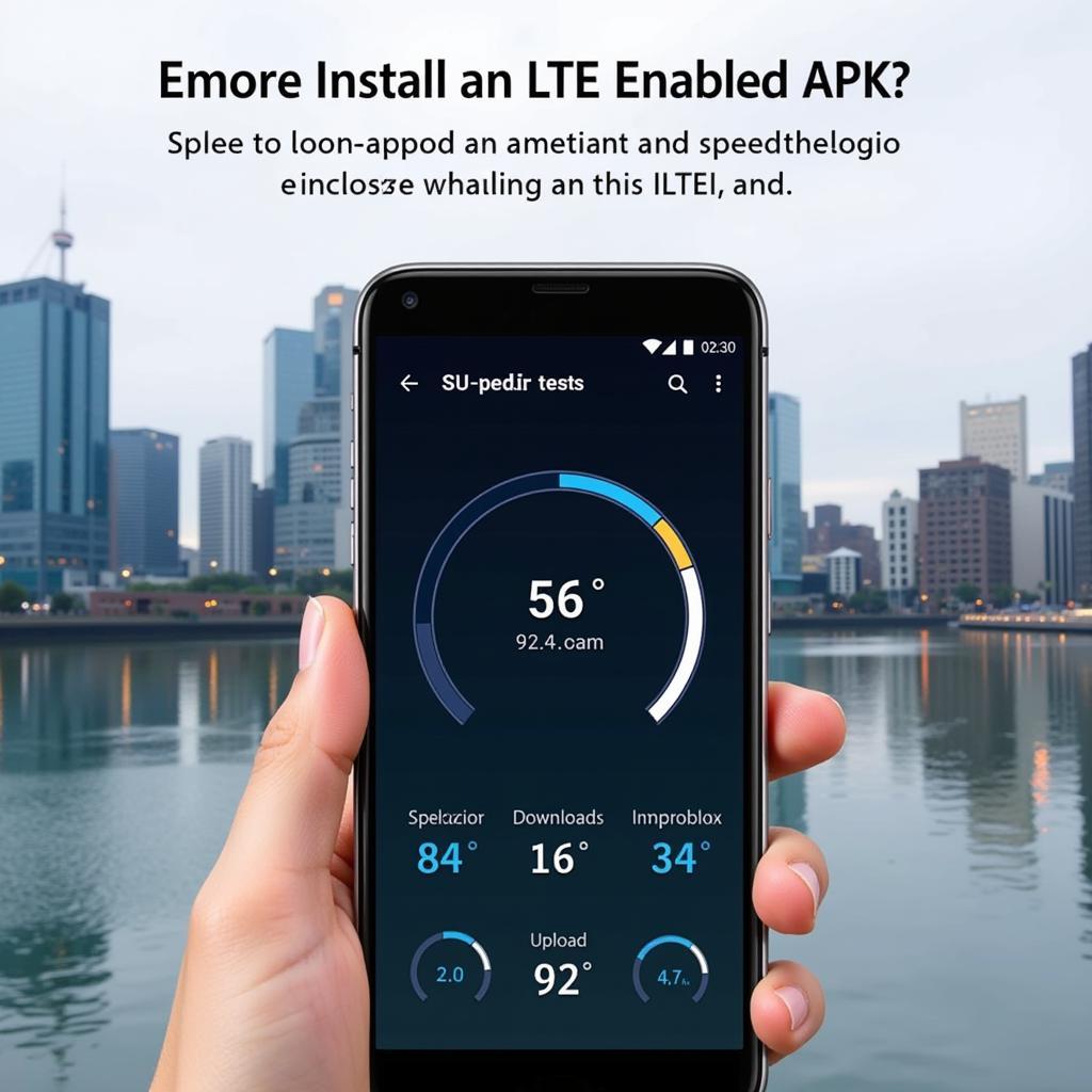 LTE Enabled APK Download Speed Test