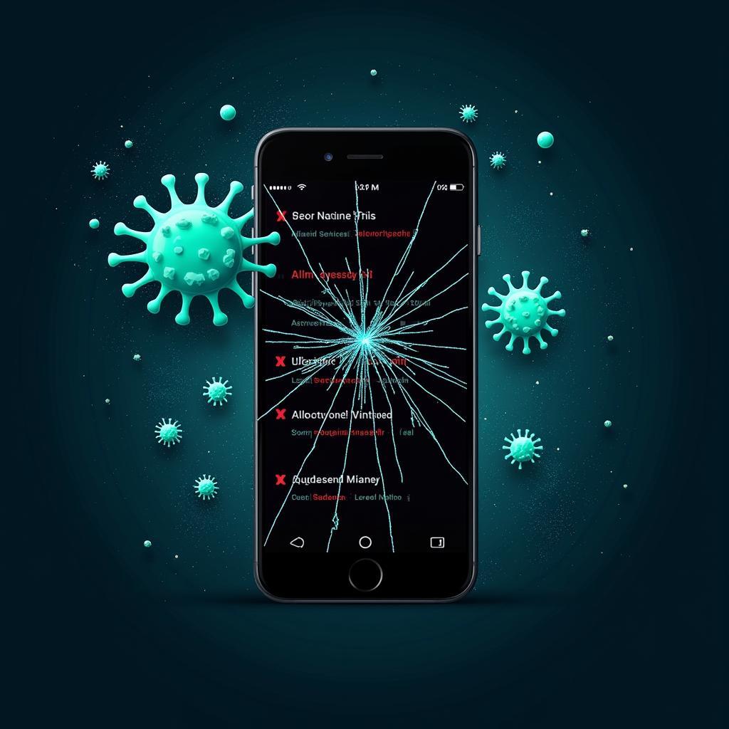 Malware Infection on a Mobile Phone