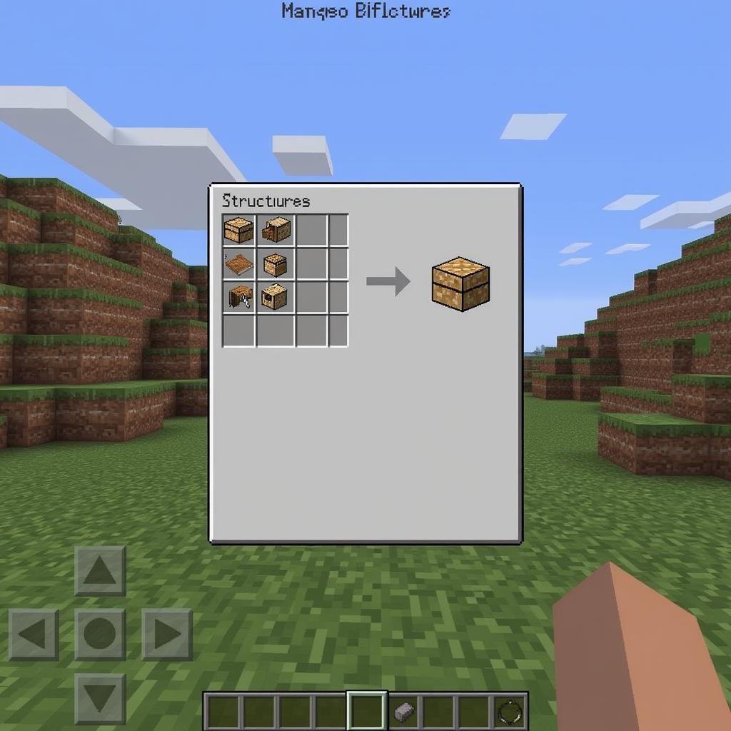 Using Structure Block in Minecraft 1.10.0