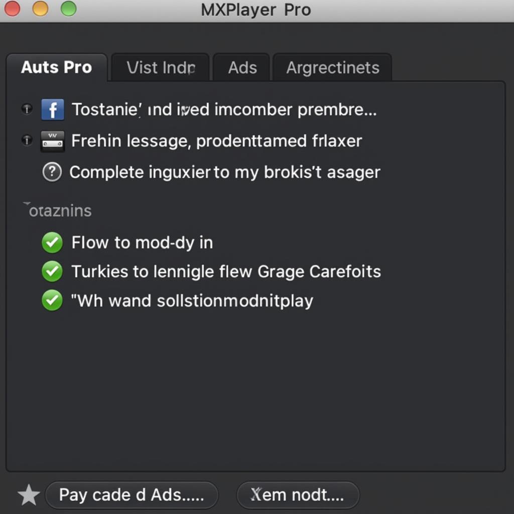 MXPlayer Pro Mod Interface