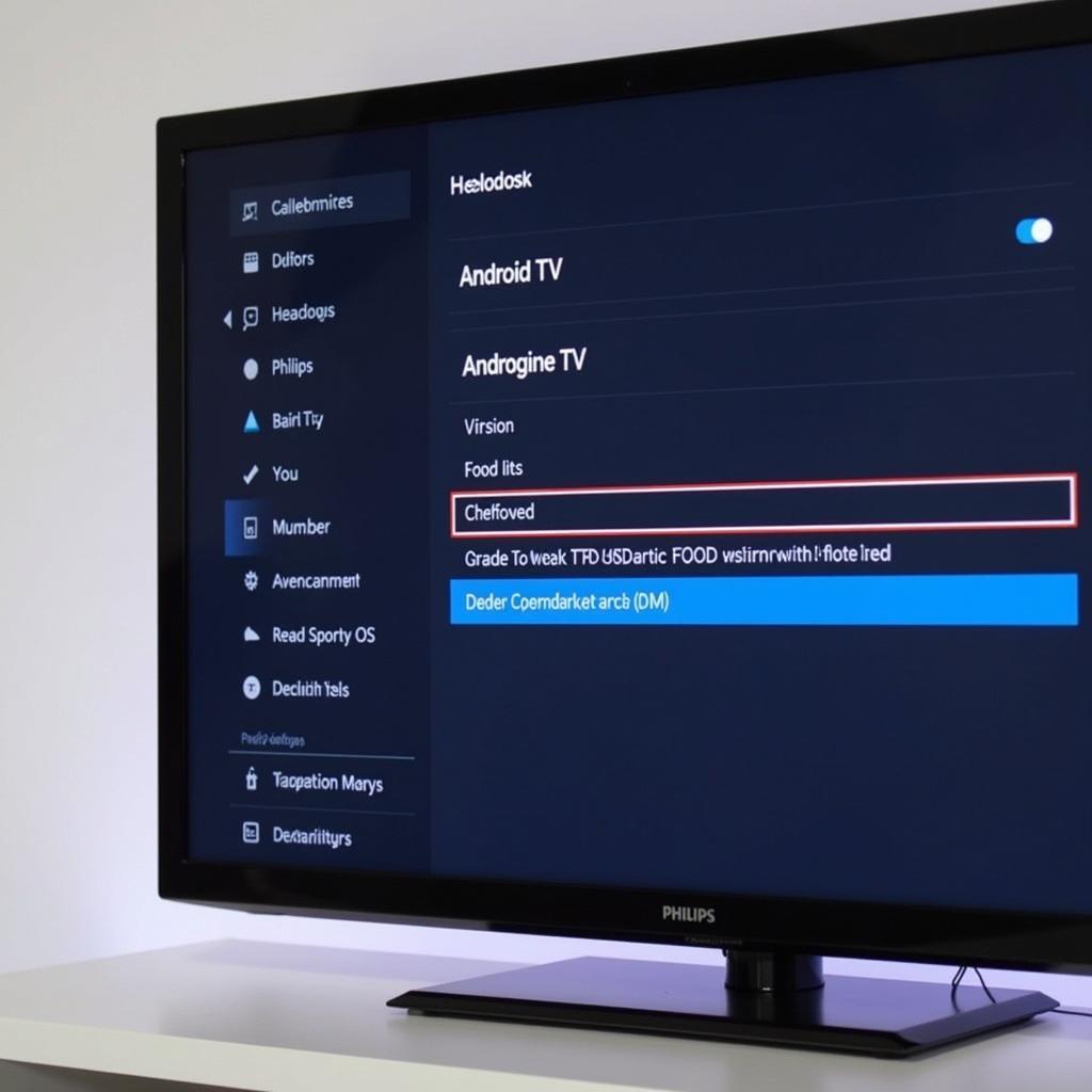 Identifying Philips TV Operating System