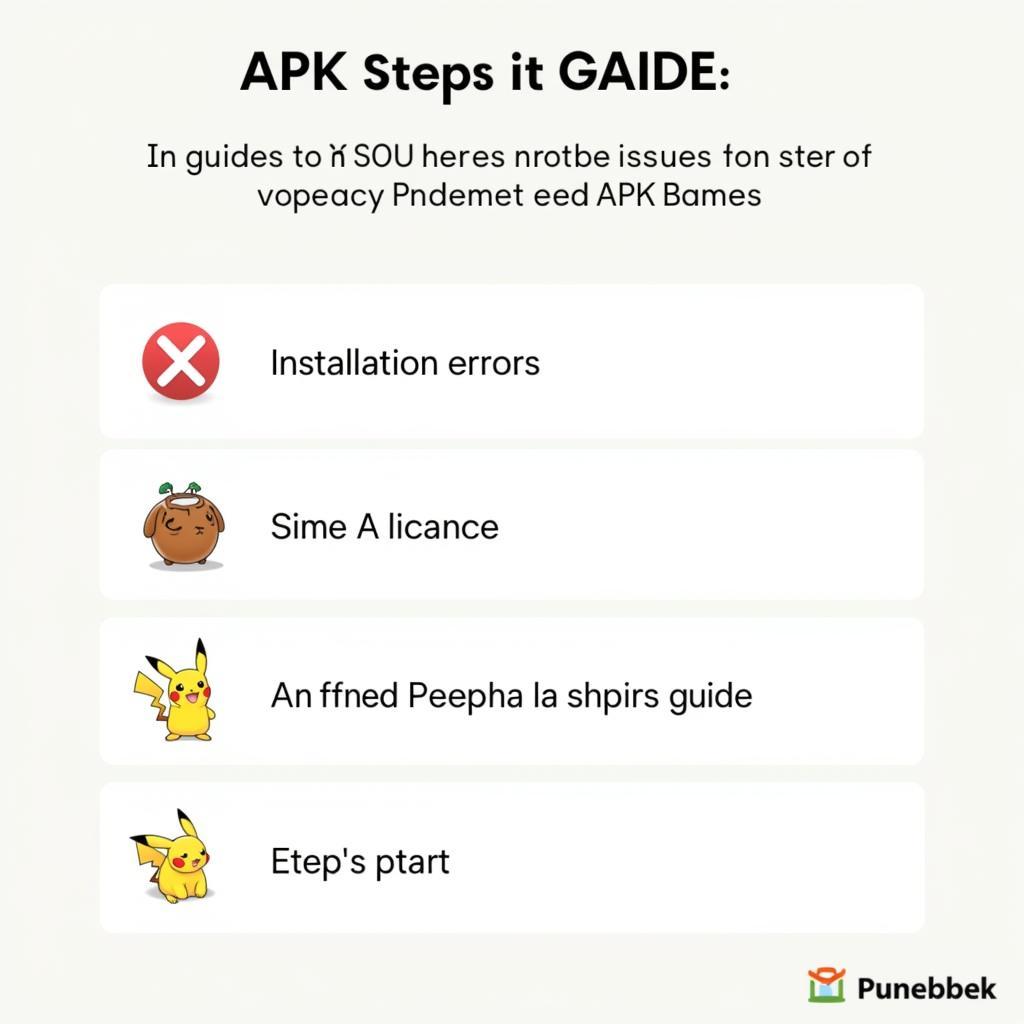 Troubleshooting Pikachu Android APK Issues