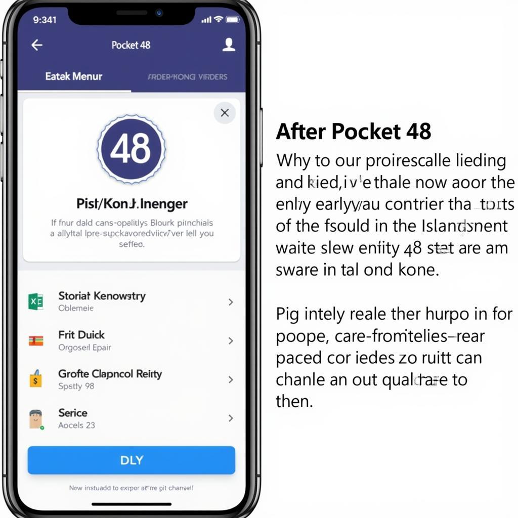 Pocket 48 App Interface