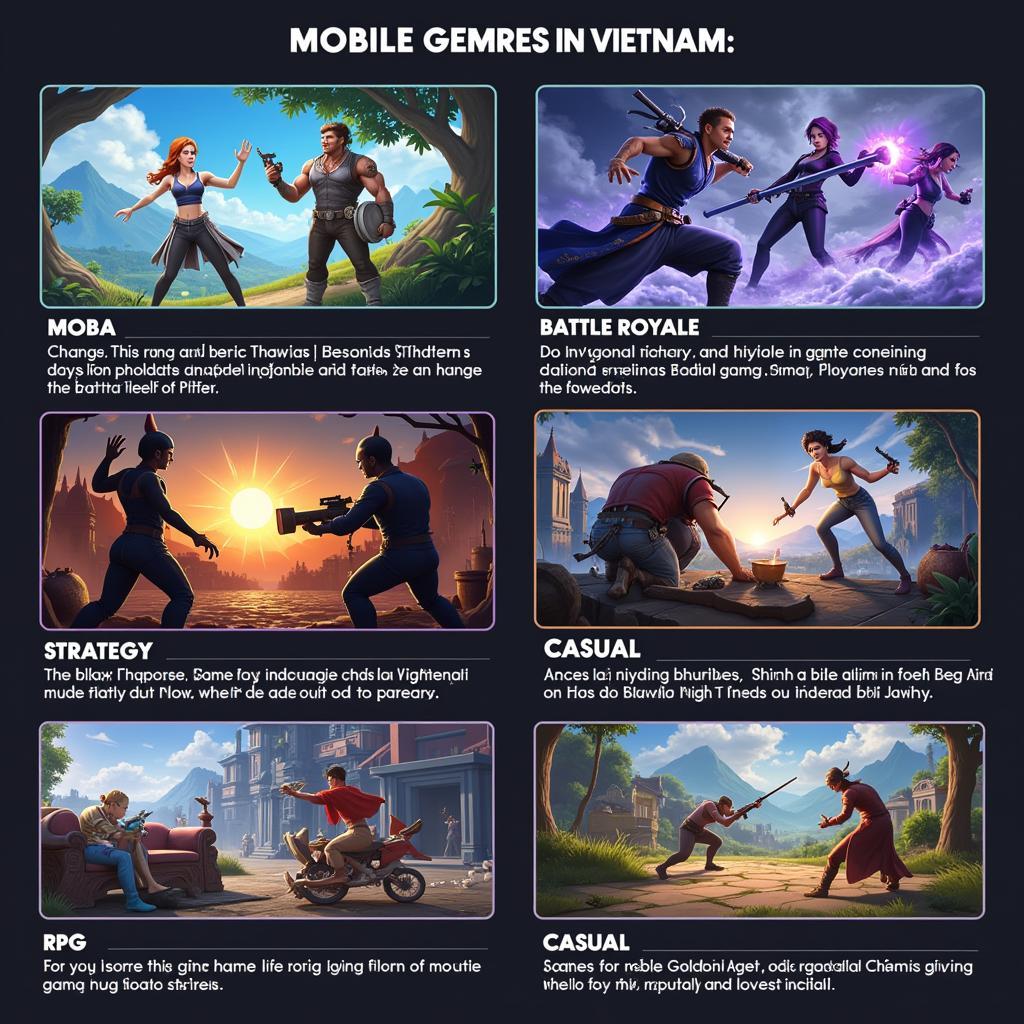 Popular Mobile Game Genres in Vietnam