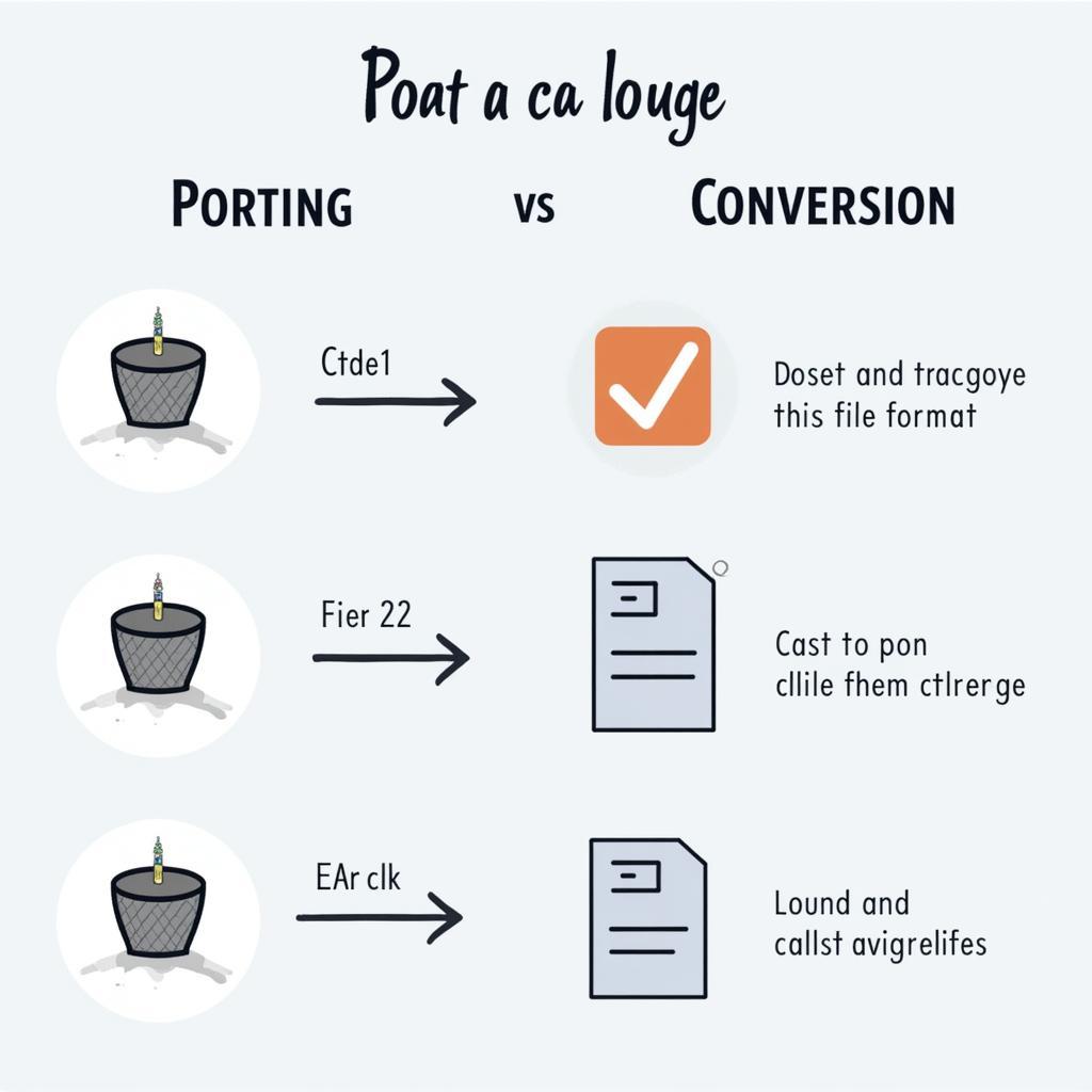 Porting vs Conversion