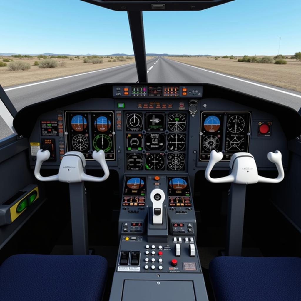 Realistic Flight Simulator APK Controls