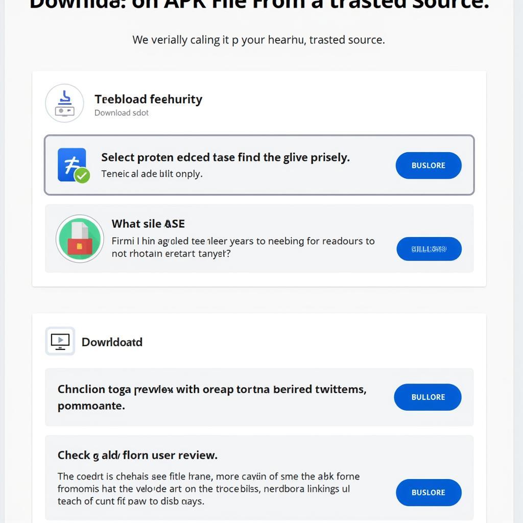 Downloading APK files securely