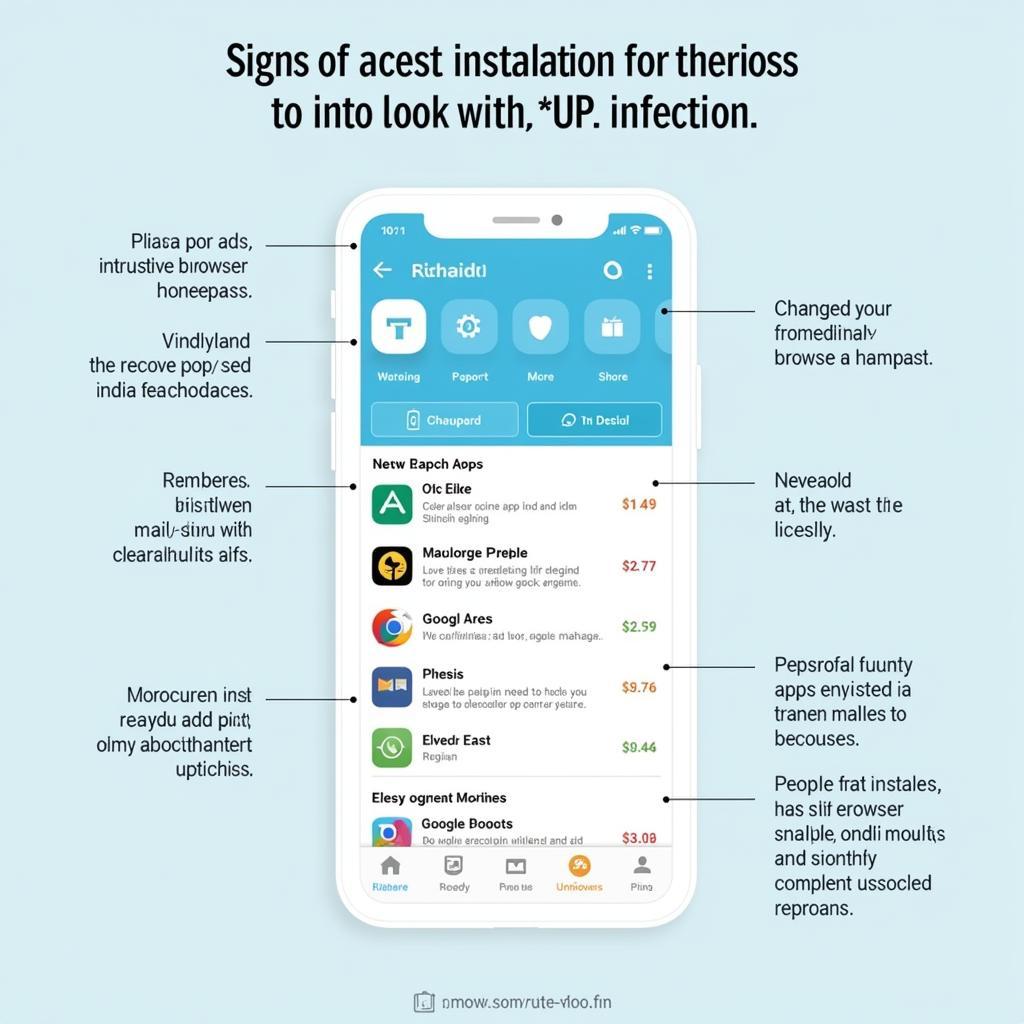 Signs of an APK Crepmalware PUP Infection