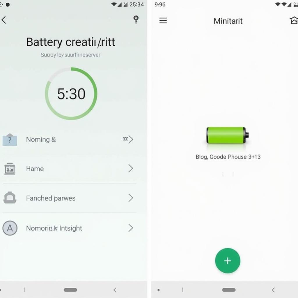 Clean and easy-to-use battery saver app interface